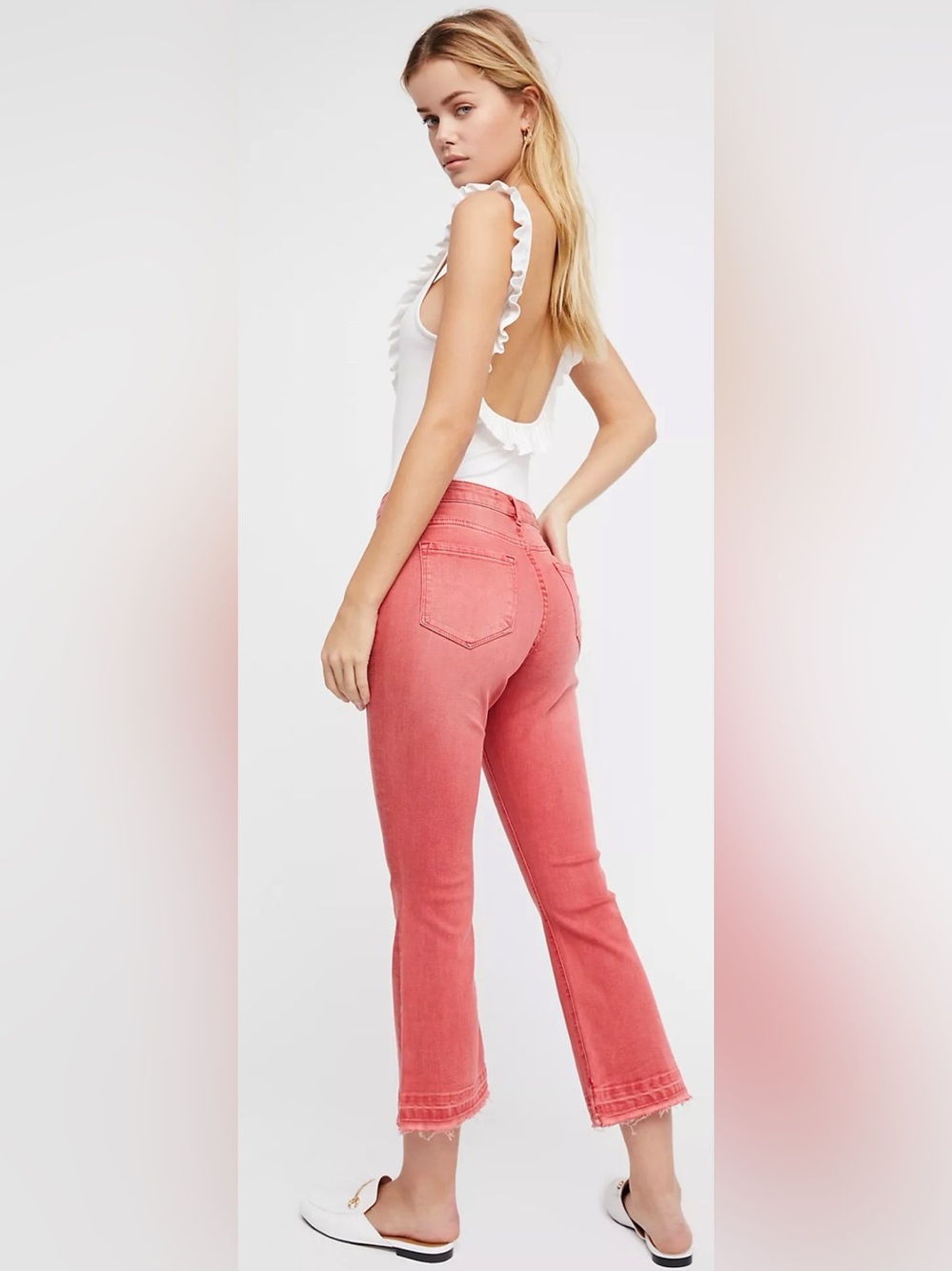 Scotch & Soda | Amsterdam Blauw Mid-Rise Flare Jeans | Red Wash | 29/32